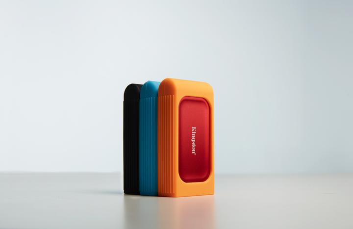 Productafbeelding Kingston XS SSD Rubber Sleeve 3 Pack - Zwart Blauw Oranje