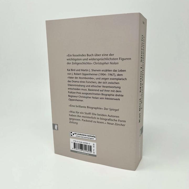 Produktbild J. Robert Oppenheimer (Deutsch, Martin J. Sherwin, 2010)