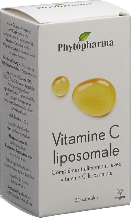 Produktbild Phytopharma Vitamin C (60 Stück, Kapseln, 68 g)