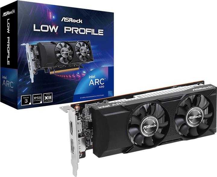 Actual product image AsRock Intel Arc A310 LP ITX (4 GB)