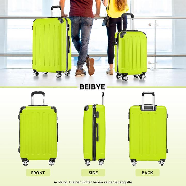 Immagine prodotto Beibye Hartschalenkoffer-Set (Bagaglio a mano (fino a 50 litri), M (50 - 90l), L (90 - 115l))