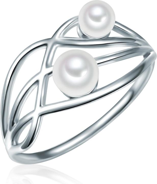 Lulu & Jane Messing Muschelkernperle silber - 33402