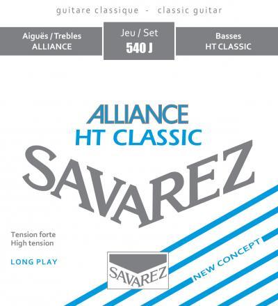 Image du produit Savarez 540 J Alliance bleu, haute tension (6 x, Guitare, 0.03")