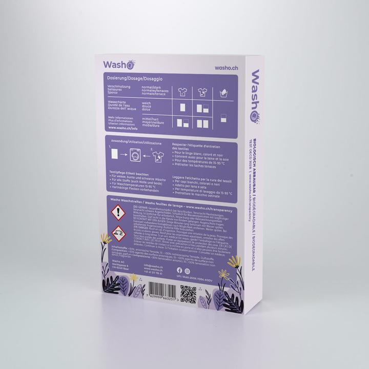 Image du produit Washo Bande de lavage (60 Cycles de lavage, Linge de toilette)