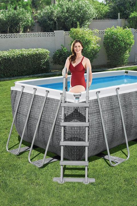 Produktbild Bestway Rectangular Power Frame Pool (412 x 201 x 122 cm)