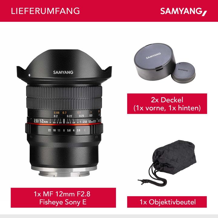 Produktbild Samyang 12mm F2.8 Sony E-Mount (Sony E, Vollformat)
