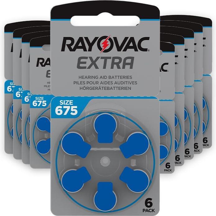 Produktbild Rayovac Extra 675 Hörgerätebatterien (60 Stk., 675, 640 mAh)