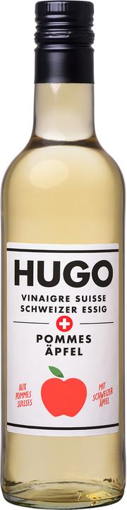 Hugo Reitzel Bouteille de vinaigre de pomme suisse Hugo 500 ml (500 ml)