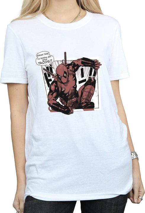Immagine prodotto Deadpool Breaktime Tacos Maglietta Ampia Donna (3XL)
