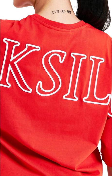 Immagine prodotto Siksilk Maglietta Corta Con marchio Donna (36 D)