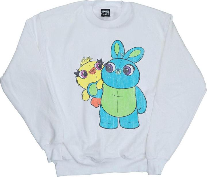 Disney Toy Story 4 Ducky And Bunny Distressed Pose Sweatshirt Jungen