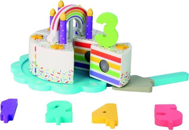 Actual product image Besttoy Wooden birthday cake