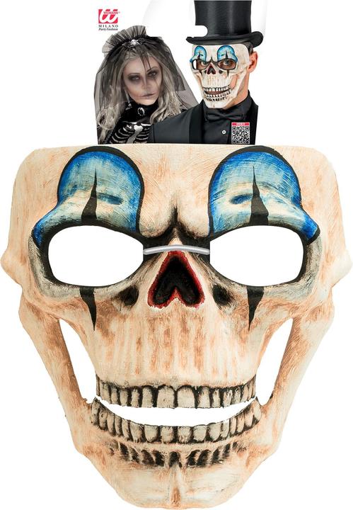 Image du produit Widmann Commedia Dell'Arte Masque Tête de mort Clown