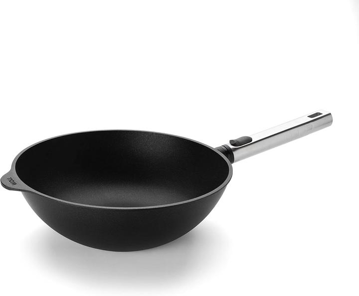 Woll 11028PLCI Pro Logic induction, cast iron pan (28 cm, Wok, Aluminium)