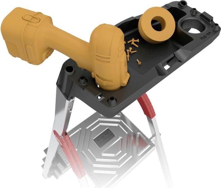 Produktbild Hailo L60 StandardLine, Alu-Sicherheits-Stehleiter, 7 Stufen (Stehleiter, 130 cm)
