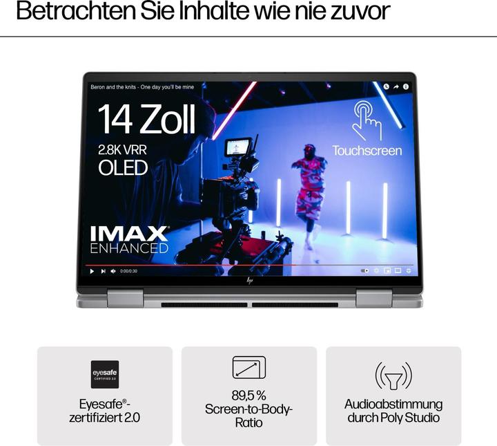 Productafbeelding HP Envy x360 14-fc0075ng (14", Intel Core Ultra 7 155U, 16 GB, 1000 GB, NL)