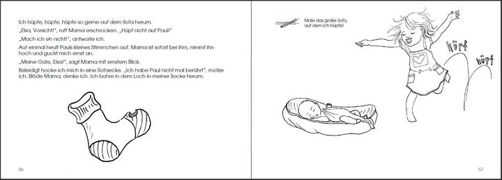 Actual product image The sibling doodle colouring book for all big sisters and brothers aged 3 and over