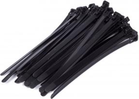 Image du produit ProPlus Colliers de serrage détachables 7,6 x 300mm noir, réutilisables 50 pièces (300 mm, 50 pcs)