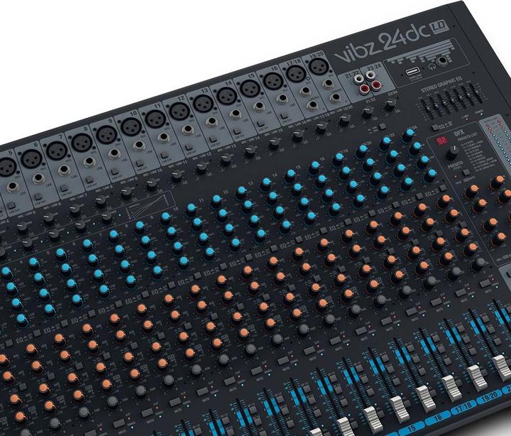 Produktbild LD Systems VIBZ 24 DC 24-Kanal Mischpult (Studio- und Livemixer)