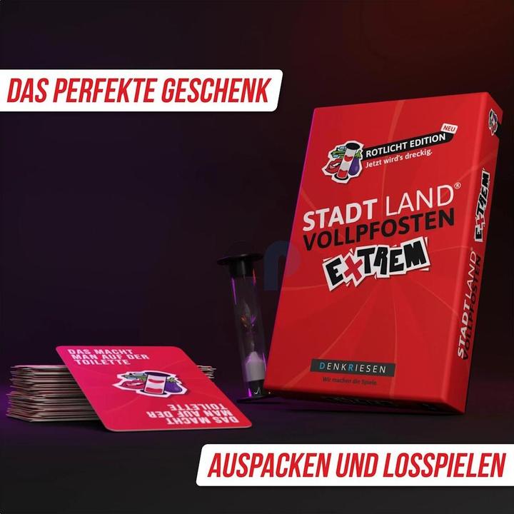 Produktbild Denkriesen STADT LAND VOLLPFOSTEN – EXTREM - Rotlicht Edition - "Jetzt wird's drecking" (Deutsch)