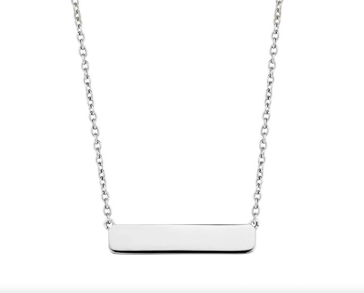 Image du produit Ti Sento Milano Collier avec plaque gravée en argent 3893SI (Argent sterling 925, 48 cm)
