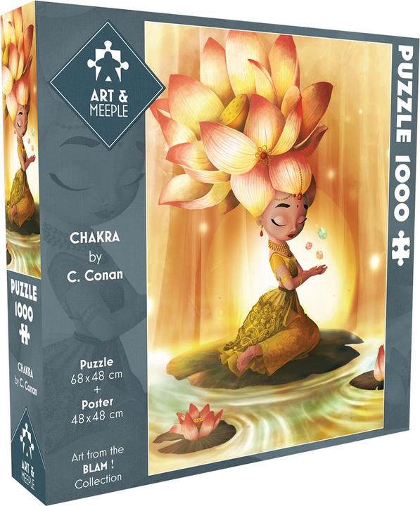 Produktbild Tiki Editions Art&Meeple Puzzle - Chakra 1000 Pcs (1000 Teile)