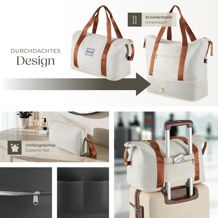 Produktbild tectake Reisekofferset Madison, 13-teilig, TSA-Schloss (92 l)