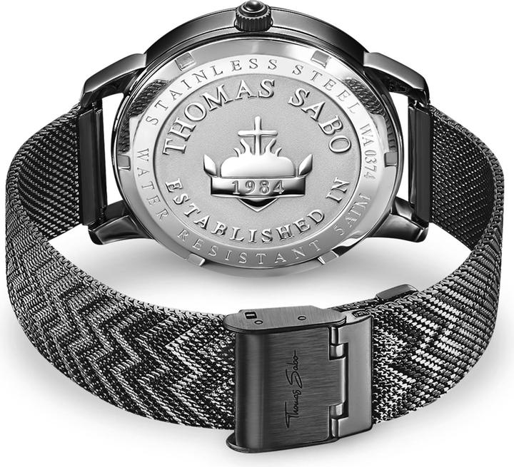 Actual product image Thomas Sabo Men watch Spirit Cosmos compass black (Analogue wristwatch, 41 mm)