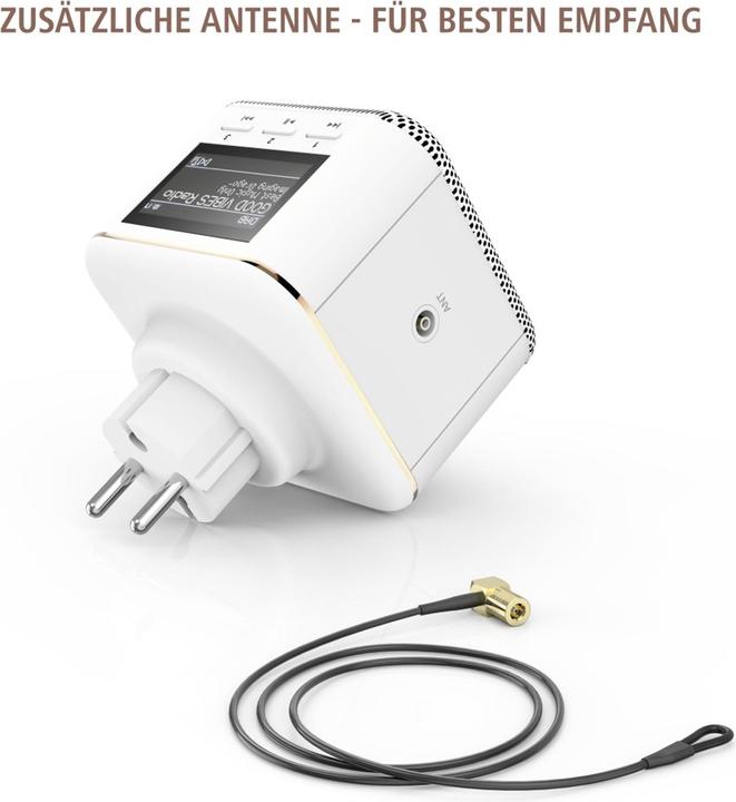 Produktbild Hama Digitalradio DR40BT-PlugIn, FM/DAB/DAB+/BluetoothÂ (DAB+, FM, Bluetooth)