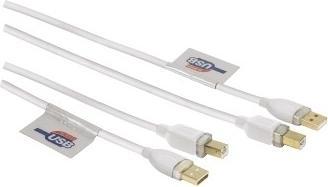 Produktbild Hama USB-2.0-Kabel vergoldet & doppelt geschirmt (3 m, USB 2.0)