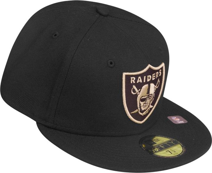 Produktbild New Era 59Fifty Cap Las Vegas Raiders schwarz khaki - 7 1/8 (7 1/8)