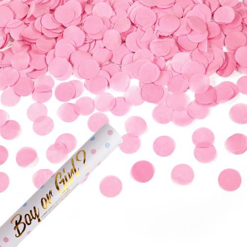 Produktbild Amscan Konfettikanone Gender Reveal Girl