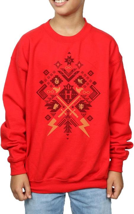 Actual product image Boys Christmas Fair Isle Sweatshirt (140, 146)