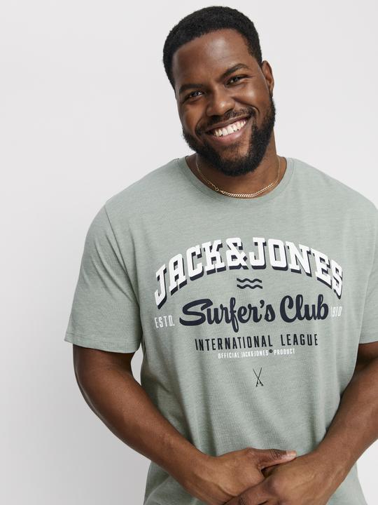 Produktbild Jack & Jones Jjelogo Tee Ss O-Neck 2 Col Aw24 S Pls (5XL)