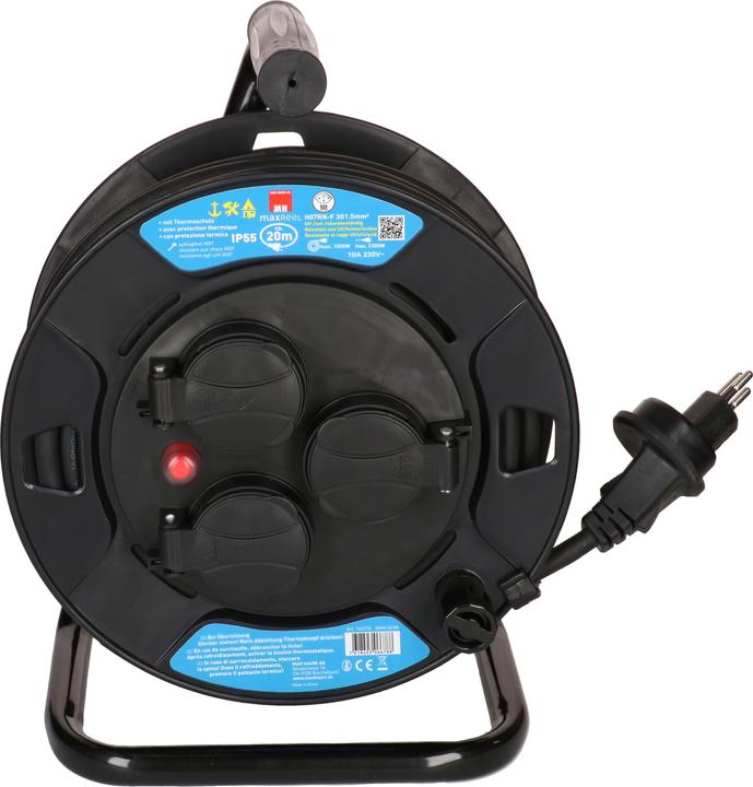 Immagine prodotto Max Hauri maxReeL 3x tipo 13, IP55 (20 m, 1.50 mm².)