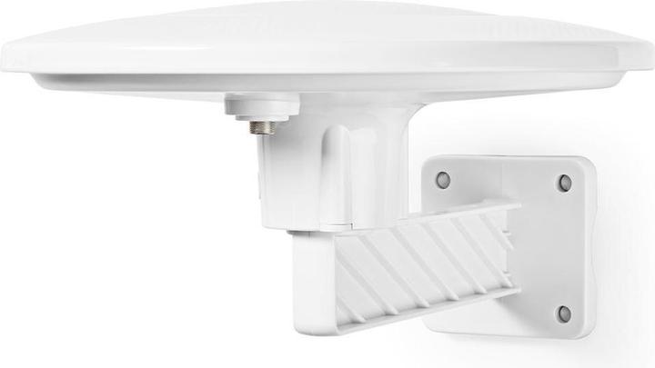 Actual product image Nedis Active HDTV antenna Active Connection type: F connector FM/UHF/VHF Reception range: 0-50 km LTE700 (46 dB, UKW / MW / LW, LTE, DVB-T / -T2)