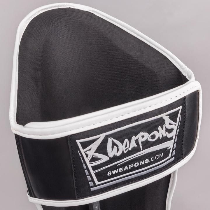 Actual product image 8Weapons Shin Guards, Shift, black-white, S (S)