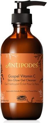 Actual product image Antipodes Gospel Vitamin C Skin-Glow Gel Cleanser - Cleansing Gel - 200ml (Gel, 200 ml)