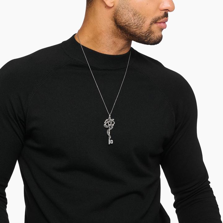 Image du produit Thomas Sabo Anhänger Schlange schwarze Steine Silber (Argent 925)