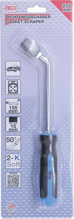 Image du produit BGS Grattoir à joints coudé 155 mm (15 mm)