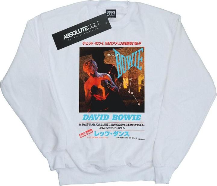 Actual product image David Bowie Mens Asian Poster Sweatshirt (XXL)