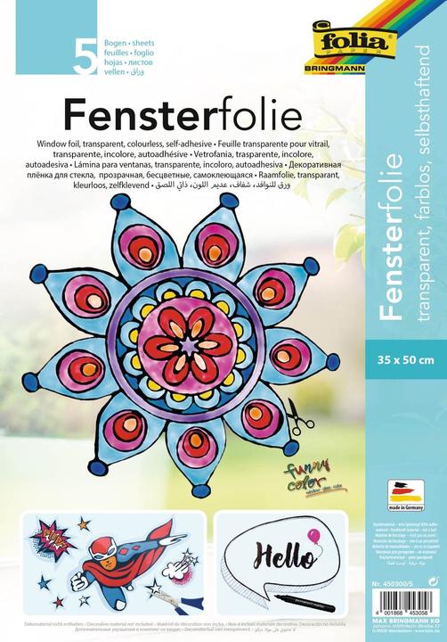 Actual product image Folia Window films funny color (35 x 50 cm)