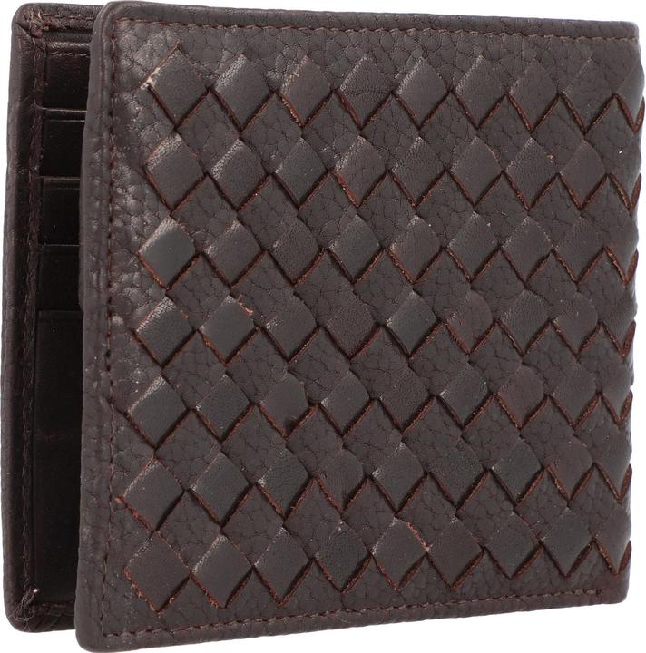 Immagine prodotto Bugatti Portafoglio in pelle intrecciata 12 cm