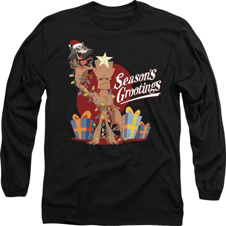 Immagine prodotto Guardians of the Galaxy Seasons Grootings Maglietta Adulto Unisex (XL)