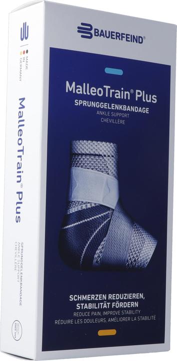 MalleoTrain Plus Aktivbandage links titan