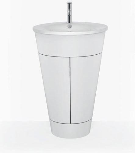 Immagine prodotto Duravit Lavabo STARCK 1 m ÜL HLB d= 580mm 1 foro per rubinetto bianco (580 mm, 580 mm)