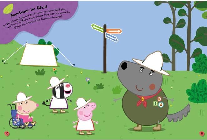 Actual product image Peppa Pig My Sticker Book Dress Up with Peppa