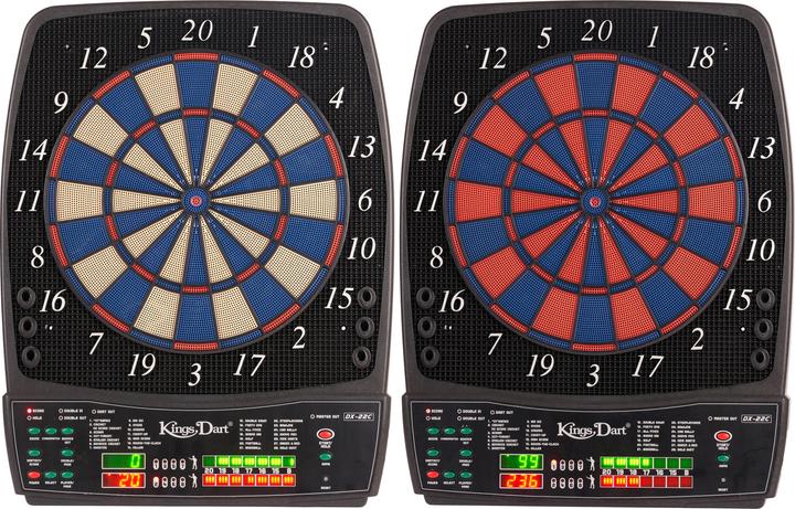 Actual product image Kings Dart Electronic dartboard with luxury equipment