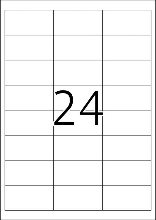 Actual product image HERMA Weatherproof labels A4