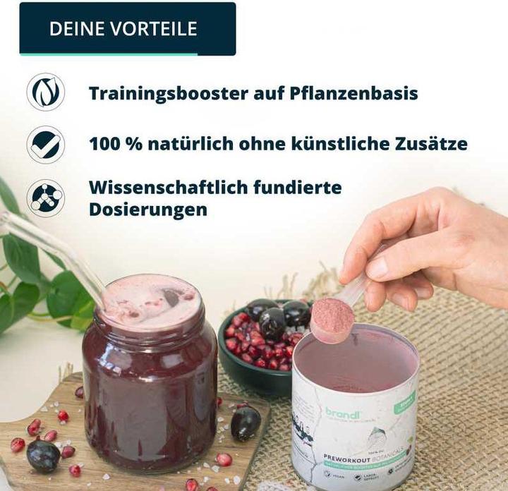 Produktbild Brandl-Nutrition Pre Workout (Kirsche, 1 Stk., 150 g)